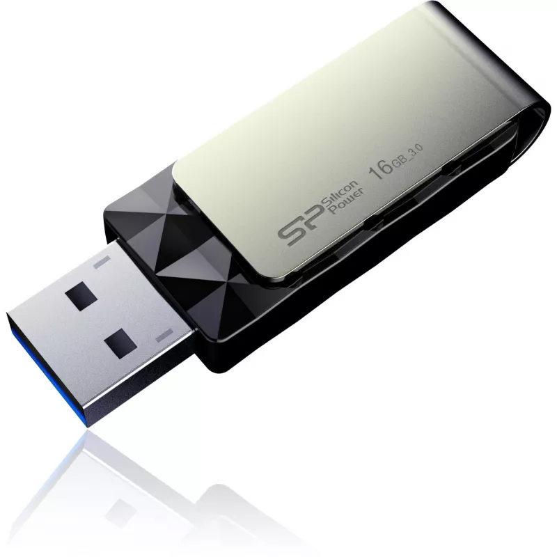 Silicon Power Blaze B30 SP016GBUF3B30V1K USB kľúč, 16 GB, USB 3.0, čierny