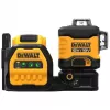 Laserová vodováha DeWalt DCE089D1G18-QW zelený lúč samonivelačná 360° s kompatibilitou prijímača