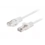 Lanberg PCF6-20CC-0150-W Cat6 F/UTP patch kábel 1,5 m, biely, 10 ks