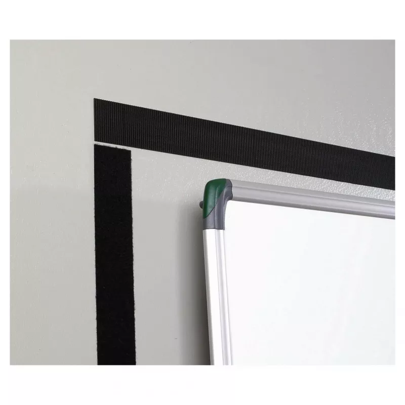VELCRO suchý zips extra silný samolepiaci, háčik & slučka 50mm x 5m čierna