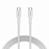 CANYON kábel OnWire 60CL C-C 60W COLOR pletený 1m biely