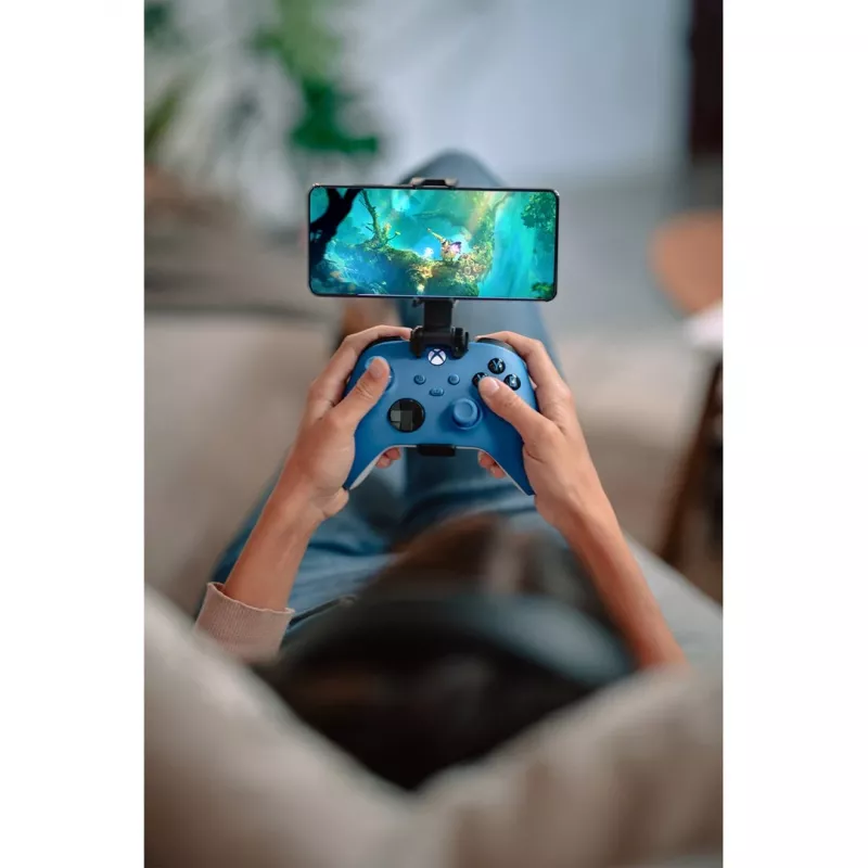 Microsoft Xbox Wireless Controller modrý, biely Bluetooth/USB Gamepad Analog/Digital Android, PC, Xbox One, Xbox One S, Xbox One X, Xbox Series S, Xbox Series X, iOS