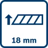 Bosch Professional 1600A01TH6 odlamovací nôž, 18 mm, modrý