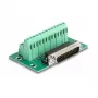 DeLOCK 66911 adaptér z D-Sub 25-pinového samca na 26-pinovú svorkovnicu na lištu DIN
