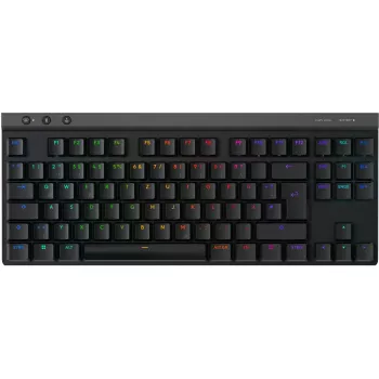 Logitech G G515 - klávesnica - LIGHTSPEED - TKL - podsvietenie - bezdrôtová - 2,4 GHz, Bluetooth, USB - QWERTZ - nemecká - spínače klávesov: GL Li
