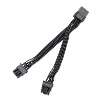 Rozdeľovač vody EK Water Blocks EK-Loop OmniLink 2-Way 100mm — 2-cestný rozdeľovač kvapalinového chladenia, rozstup 100 mm