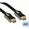 ROLINE HDMI Ultra HD s Ethernetom - HDMI s Ethernetovým káblom - HDMI (M)