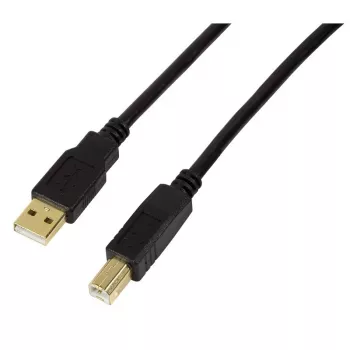 USB kábel LogiLink UA0264 USB 2.0 10 m USB A USB B čierny
