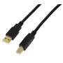 USB kábel LogiLink UA0264 USB 2.0 10 m USB A USB B čierny
