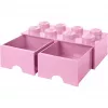 LEGO Brick Drawer 8 ružová, úložná krabica ružová