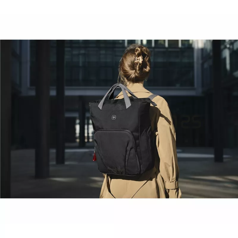 Dámska taška Wenger SwissGear Motion Vertical Tote 39,6 cm 15,6 palca čierna