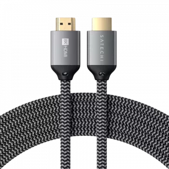 Satechi ST-8KHC2MM - 2 m - HDMI Type-A (Standard) - HDMI Type-A (Standard) - sivá