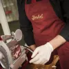 Kuchynská zástera Berkel DV7700 unisex červená bavlna