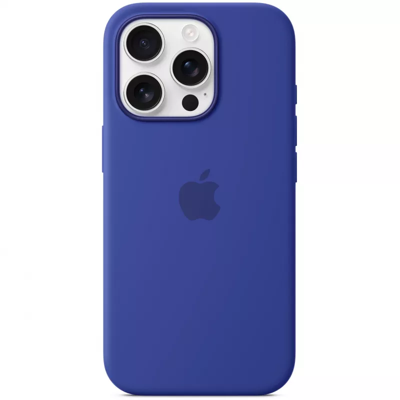 Silikónové puzdro Apple iPhone 16 Pro MagSafe ultramarínové puzdro