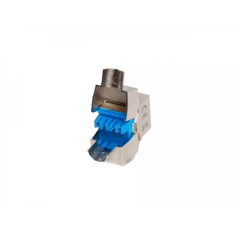 Keystone modul Lanberg KSF8-4000 plochý modrý strieborný RJ-45