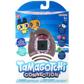 Digitálne prenosné zvieratko Bandai Tamagotchi Connection Pink Glitter — virtuálna hračka so zvieratkom