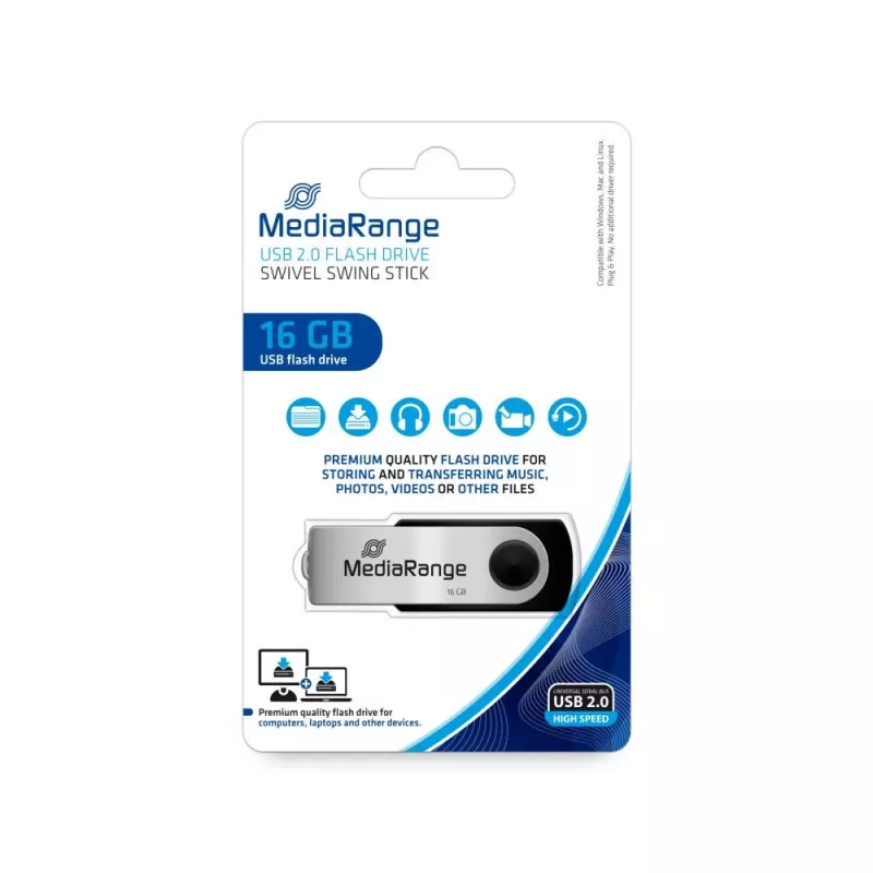PAMÄŤOVÝ DISK FLASH USB2 16GB/MR910 MEDIARANGE