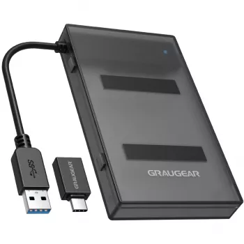 GRAUGEAR G-2603-AC dokovacia stanica pre pamäťové disky USB 3.2 Gen 1 (3.1 Gen 1) Type-A čierna (G-2603-AC)