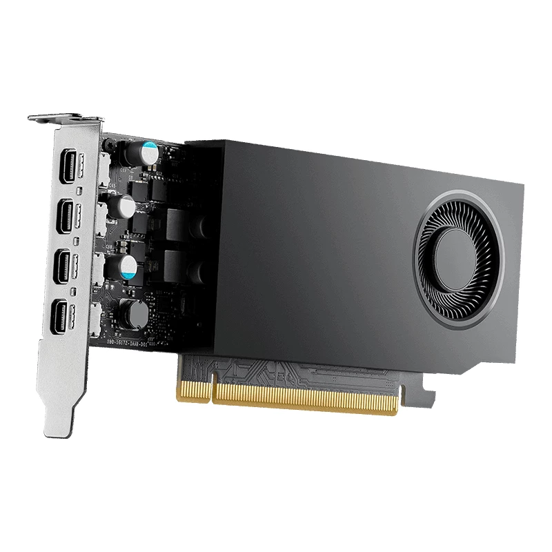 PNY NVIDIA RTX A1000 - grafické karty - RTX A1000 - 8GB GDDR6 - PCIe 4.0 x8 Low-Profile - 4 x Mini DisplayPort (VCNRTXA1000-PL)