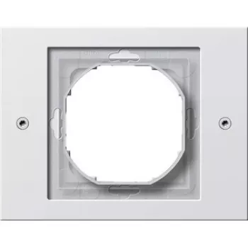 Rám elektrického spínača Gira TX_44 biely, termoplast, 110×86 mm, konvenčný dizajn