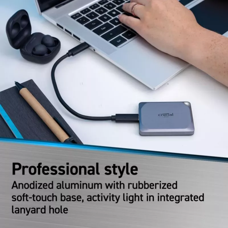 Crucial X9 Pro 4TB externý USB 3.2 Gen2 Type-C prenosný SSD