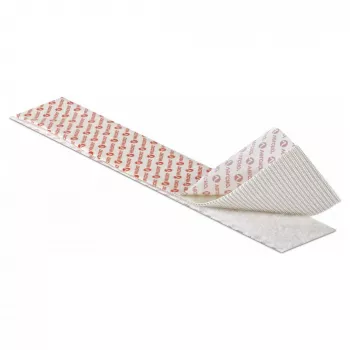 VELCRO suchý zips Extra silný samolepiaci, háčik & slučka 50 mm x 2,5 m biela