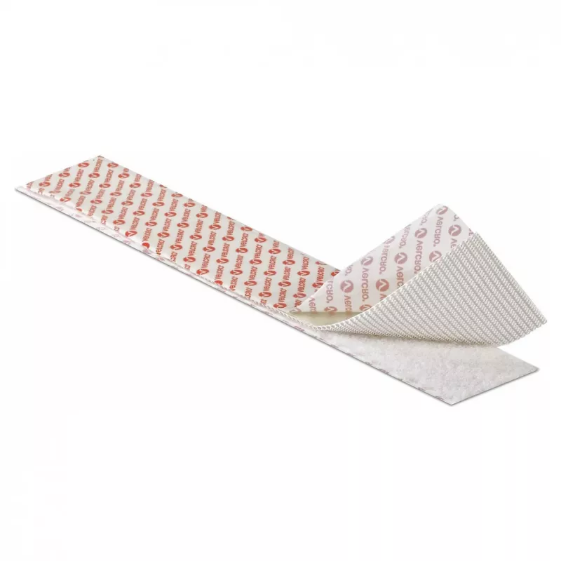 VELCRO suchý zips Extra silný samolepiaci, háčik & slučka 50 mm x 2,5 m biela