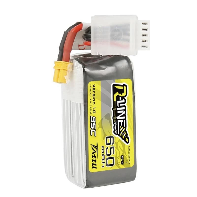 Batéria Tattu R-Line 650mAh 14,8V 95C 4S1P XT30