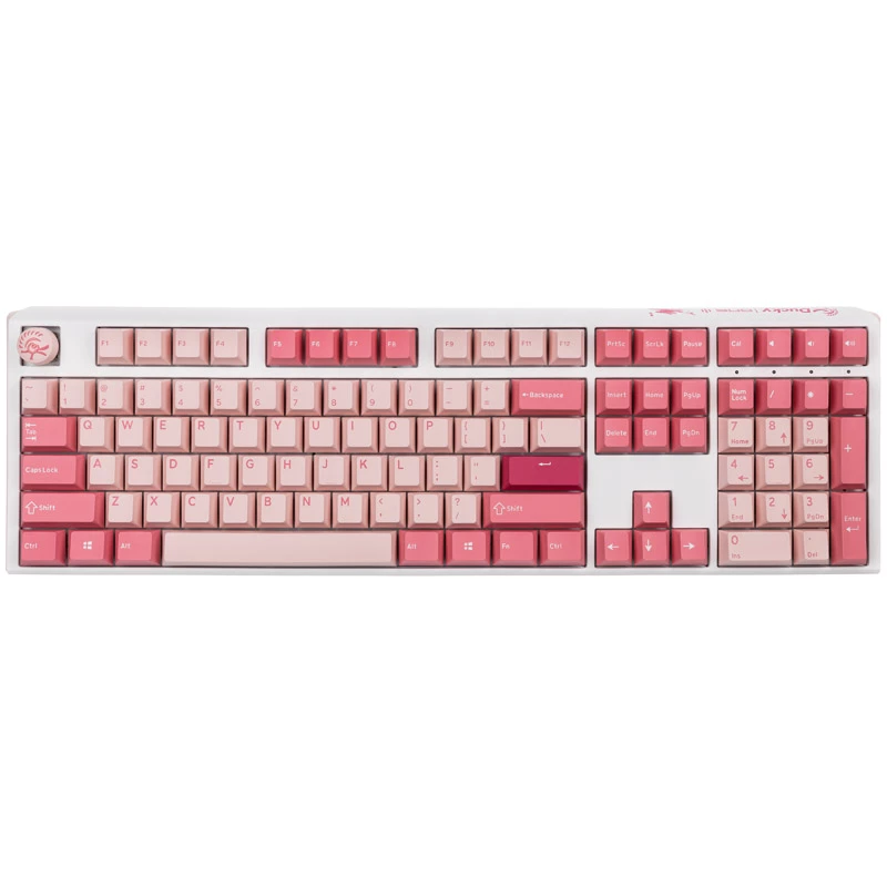 Ducky One 3 klávesnica herná USB QWERTY angličtina ružová