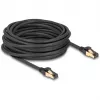 Sieťový kábel DeLOCK RJ45 Cat.6A konektor samec na konektor samec S/FTP 10m čierny