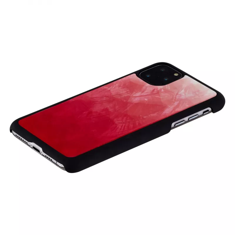 Puzdro na smartfón iKins pre iPhone 11 Pro Max – pink lake s čiernym okrajom