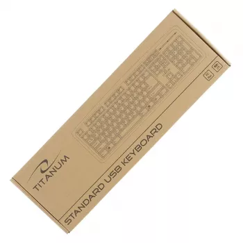 Titanum TK101 klávesnica USB čierna