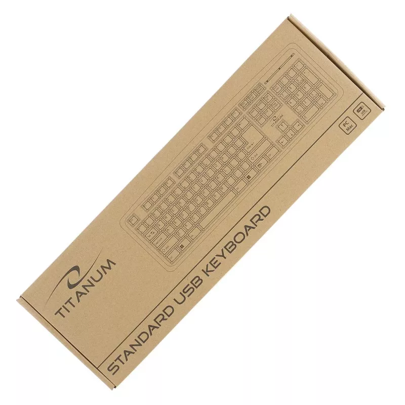 Titanum TK101 klávesnica USB čierna