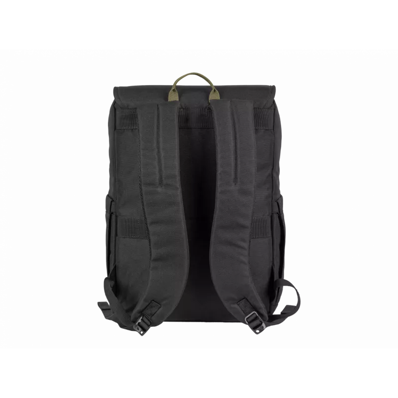 NATEC Niala NTO-2239 batoh na notebook 39,6 cm (15,6 palca), 18 L, odolný voči postriekaniu, recyklovaný polyester, čierny/tmavozelený
