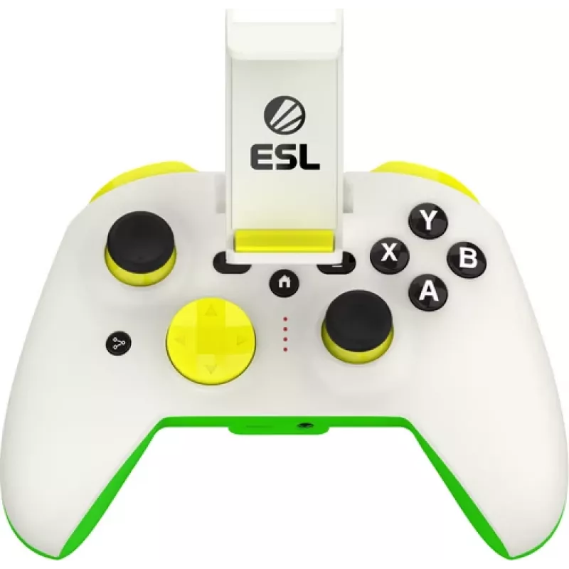 Gamepad RiotPWR RP1925ESL USB Type-C káblový zelená biela žltá