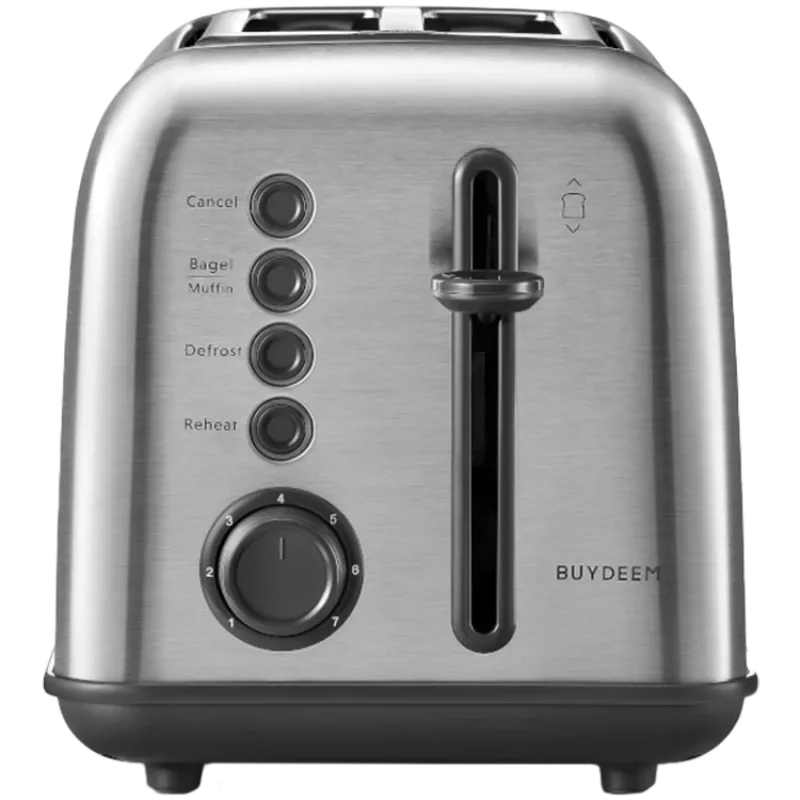 BUYDEEM 2-slotový hriankovač, model DT620E, farba nerez, EU