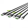 Sada Lightning káblov Green Cell KABGCSET04 30cm 120cm 200cm