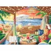 Puzzle-Malset Ravensburger Cozy Cabana 23911 – puzzle-maľovacia aktivita