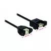 USB kábel DeLOCK USB 2.0 B/A 0,25 m