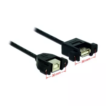 USB kábel DeLOCK USB 2.0 B/A 0,25 m