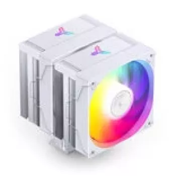 CPU chladič Jonsbo CR-3000E Dual-Tower ARGB White, Dual-Tower vzduchový chladič s ARGB osvetlením