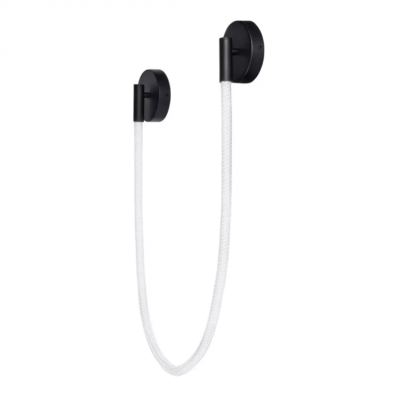 LED nástenné svietidlo ActiveJet AJE-CAMELIA NW — 2400 lm, 4000 K, 16 W, čierna, 1580×120×65 mm, IP20