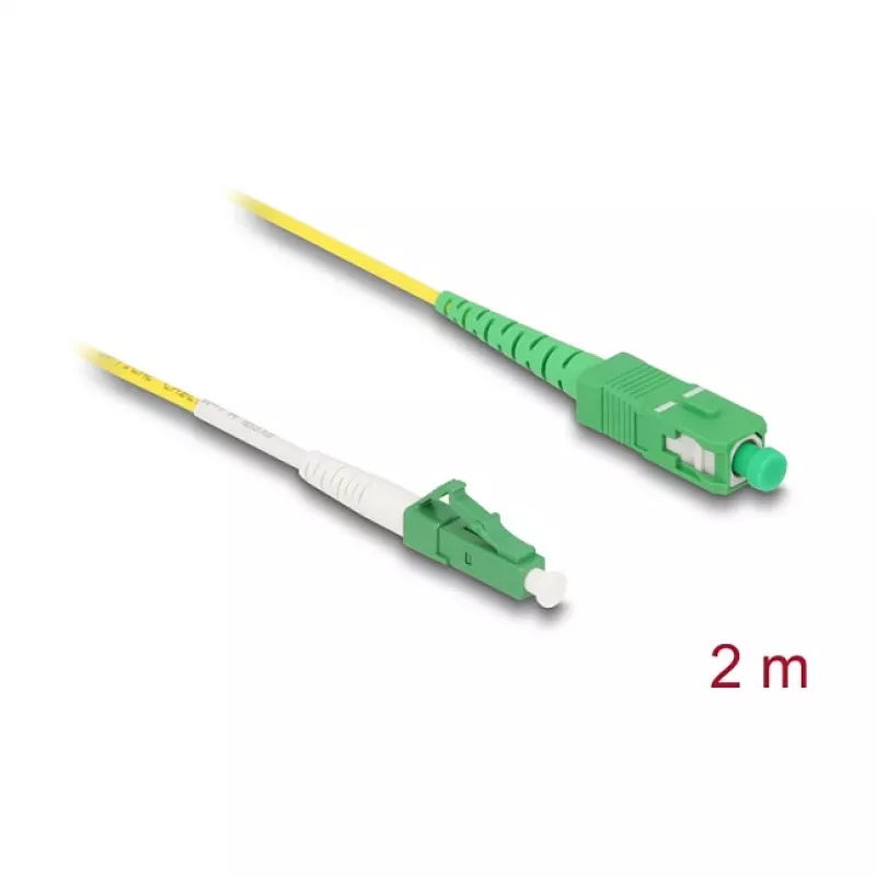 DeLOCK InfiniBand/optický kábel 2 m LC SC žltý 83861