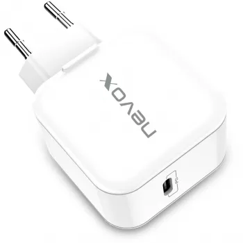 nevox 20W USB-C PD nabíjačka biela napájací zdroj