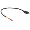 USB kábel DeLOCK 85541 Micro-USB B 0,2 m čierny