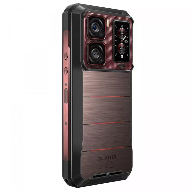 Smartfón Oukitel WP300 5G, 6,8 palca, 12 GB RAM, 512 GB, 16000 mAh, IP69K, Android 15, červený