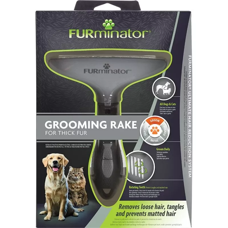 Furminator hrebeň na starostlivosť pre domáce zvieratá s hustou srsťou
