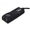 Akyga AK-AD-31 USB-3.0 na Gigabit Ethernet adaptér, RJ45, 15 cm kábel, čierna