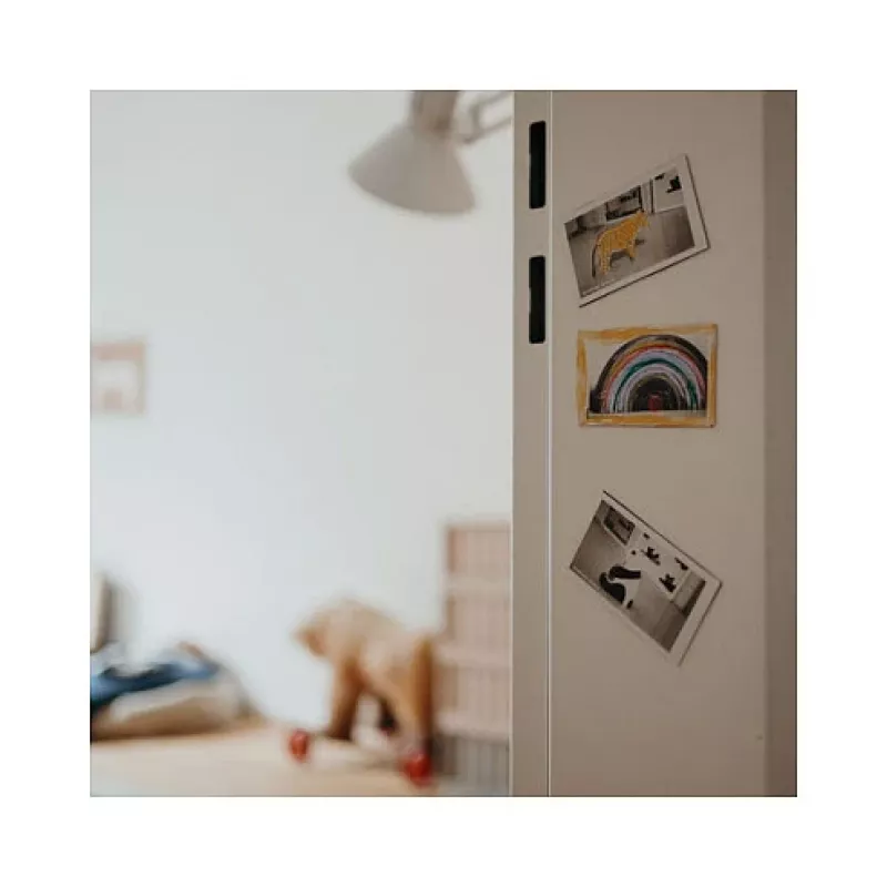Detský digitálny fotoaparát KIDYWOLF Kidyprint zelený biely