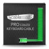 Napájací kábel CableMod PRO ModMesh 12VHPWR konektor samec na 8-Pin PCIe 45 cm svetlomodrý
